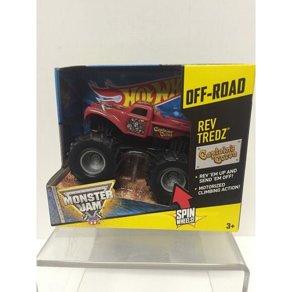 Hot Wheels Monster Jam Rev Tredz Iron Man Monster Truck 1:43 CHV35 - Picture 1 of 2